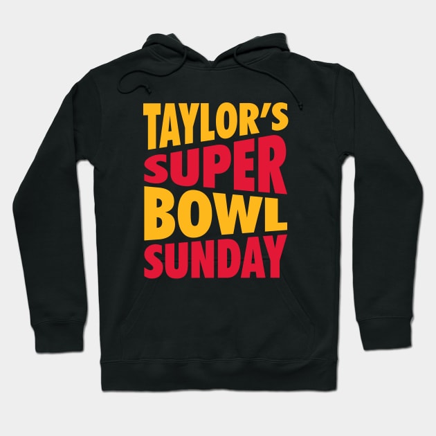 Taylor Super Bowl Sunday Hoodie by GraciafyShine